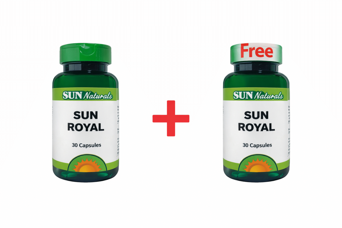 Sun Naturals Sun Royal 30 Capsules Buy 1 Get 1 Free