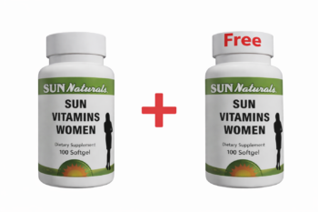 Sun Naturals Sun Vitamins Women 100 Tablets Buy 1 Get 1 Free