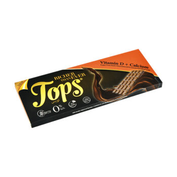 Tops Dark Chocolate With Vitamin D And Calcium 60g