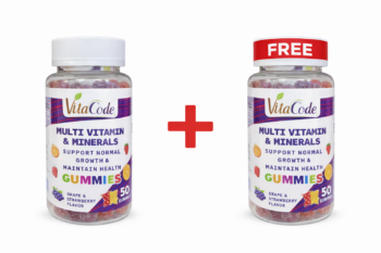 Vitacode Multivitamin and Minerals 50 Gummies Buy 1 Get 1 Free