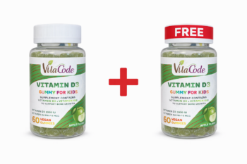 Vitacode Vitamin D3 For Kids 60 Gummies Buy 1 Get 1 Free