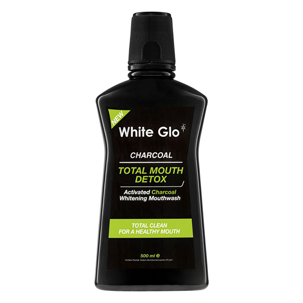 White Glo Total Mouth Detox Mouthwash 500ml White Glo Total Mouth Detox Mouthwash 500ml