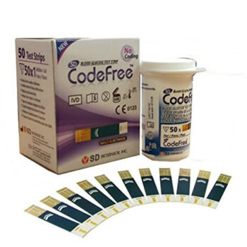 Code Free SD Blood Glucose Strips 50 Strips