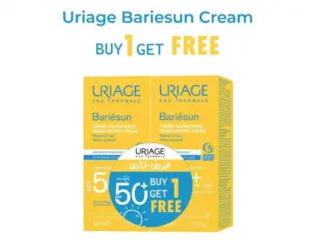 Offer Uriage Bariesun Sun Block Spf 50+ Cream 50ml - Buy 1 Get 1 Free