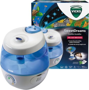 Vicks Sweet Dreams Cool Mist Humidifier with Image Projector
