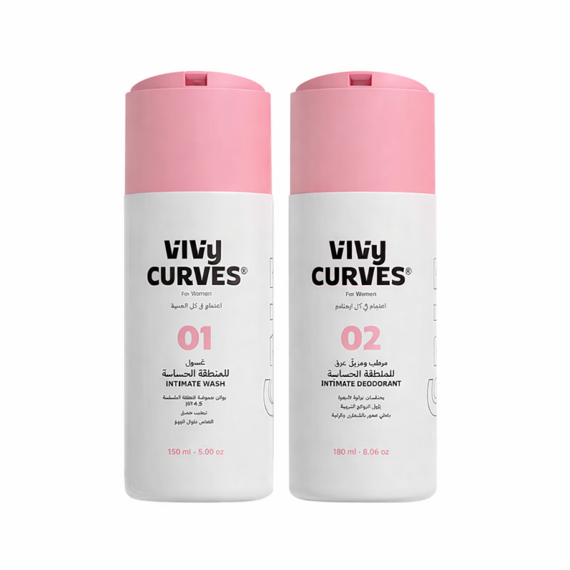 Vivy Curves Intimate Wash And Deodorant Set For Women
