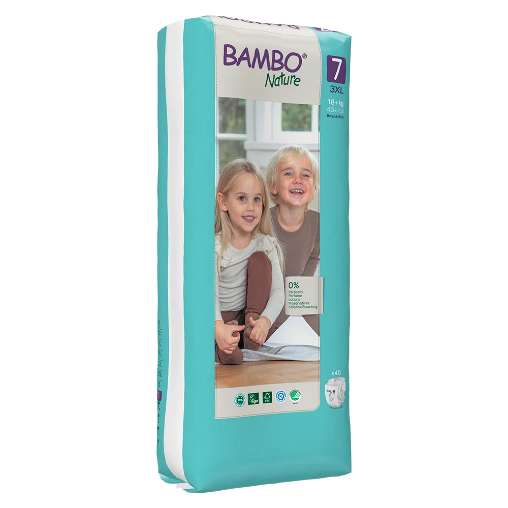 Bambo Nature XXL (7) 40 Diapers Bambo Nature XXL (7) 40 Diapers