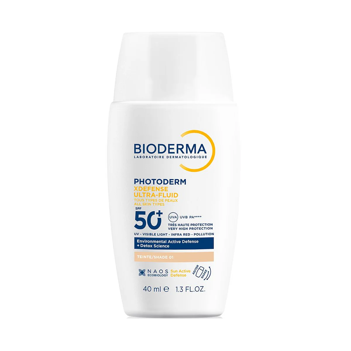 Bioderma Photoderm Xdefense Ultra Fluid Spf50+ 40ml Tinted Shade 01 Bioderma Photoderm Xdefense Ultra Fluid Spf50+ 40ml Tinted Shade 01