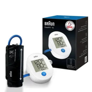 Braun ExactFit 1E Connect Upper Arm Blood Pressure Monitor