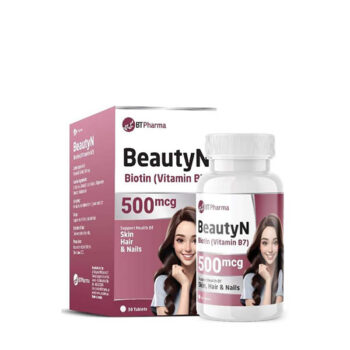 Bt Pharma BeautyN Biotin 500 mcg 30 Tablets