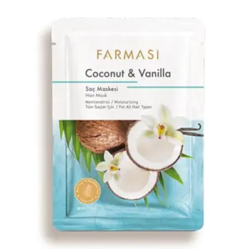 Farmasi Coconut & Vanilla Hair Mask Sachet 30ml