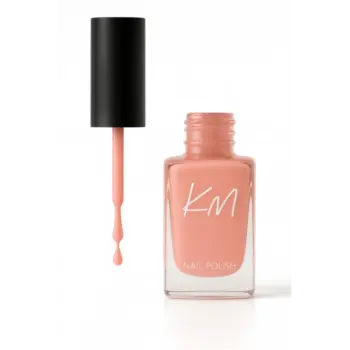 KM Long Lasting Nail Polish Color 128 Women's Manicure Set Brilliant Shine 12ml Fast Drying