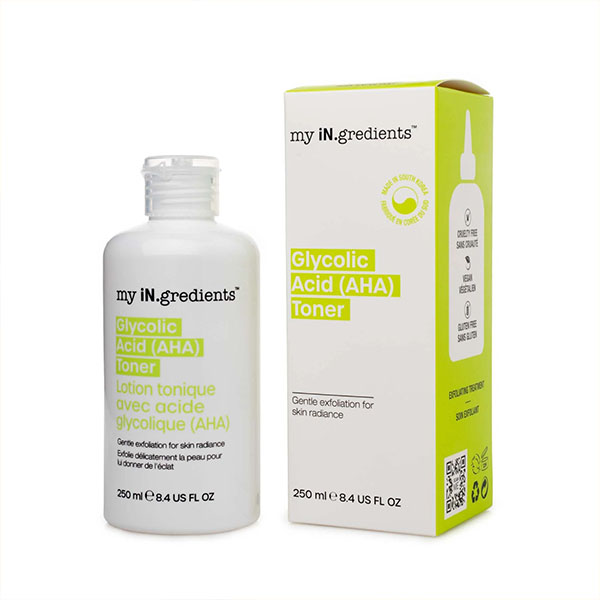 My Ingredients Glycolic Acid (AHA) Toner 250ml My Ingredients Glycolic Acid (AHA) Toner 250ml