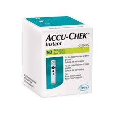 Accu Chek Instant Blood Strips 50 Pcs