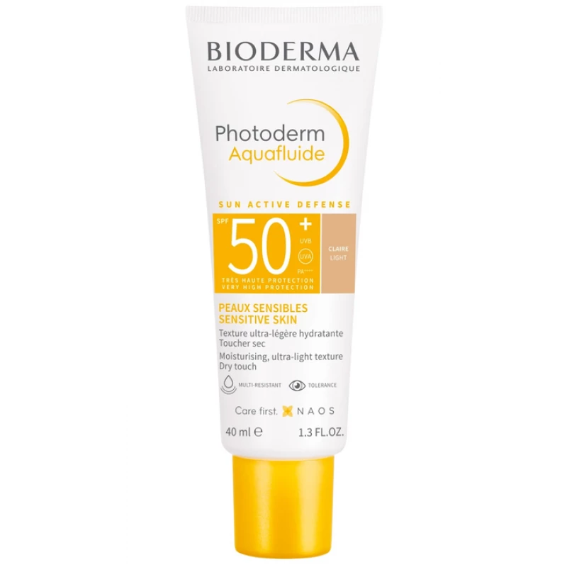 BioDerma Photoderm Aquafluide Spf 50+ Light Tinted Claire 40ml BioDerma Photoderm Aquafluide Spf 50+ Light Tinted Claire 40ml