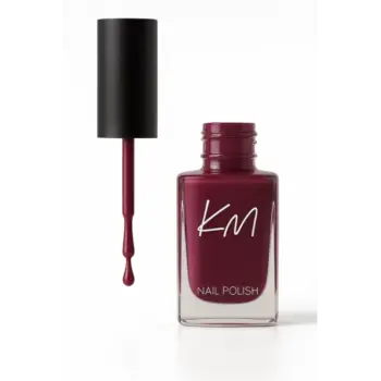 KM Nail Polish No 161 Long Lasting Shine Vibrant Color Manicure for Women 12ml