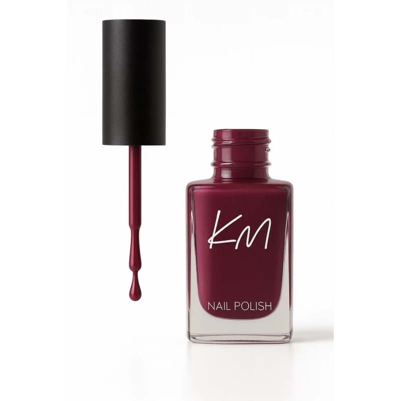 KM Nail Polish No 161 Long Lasting Shine Vibrant Color Manicure for Women 12ml KM Nail Polish No 161 Long Lasting Shine Vibrant Color Manicure for Women 12ml
