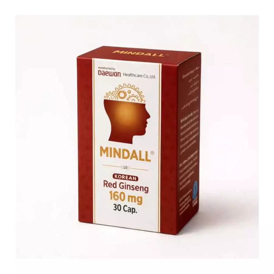 Mindall Red Ginseng 160mg 30 Capsules Mindall Red Ginseng 160mg 30 Capsules