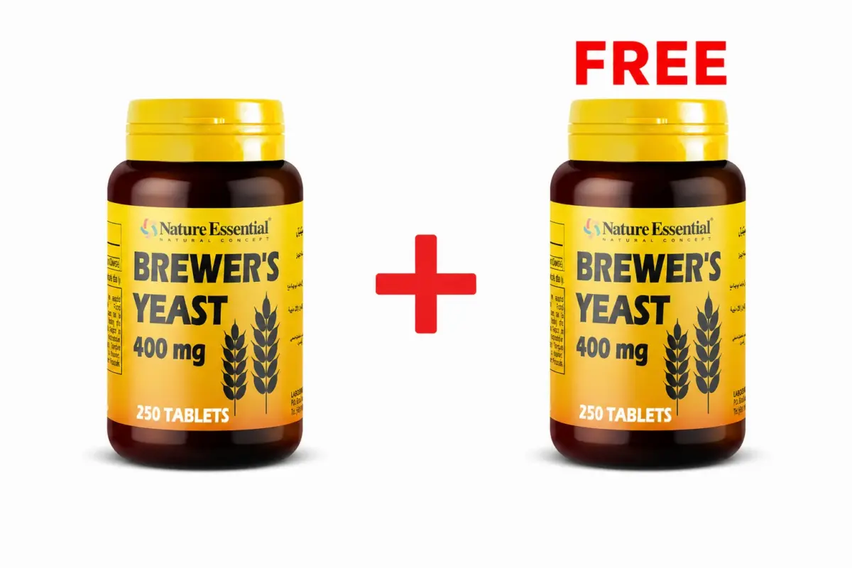 Offer Nature Essential Brewer's Yeast 400mg 250 Tablets Buy 1 get 1 Free