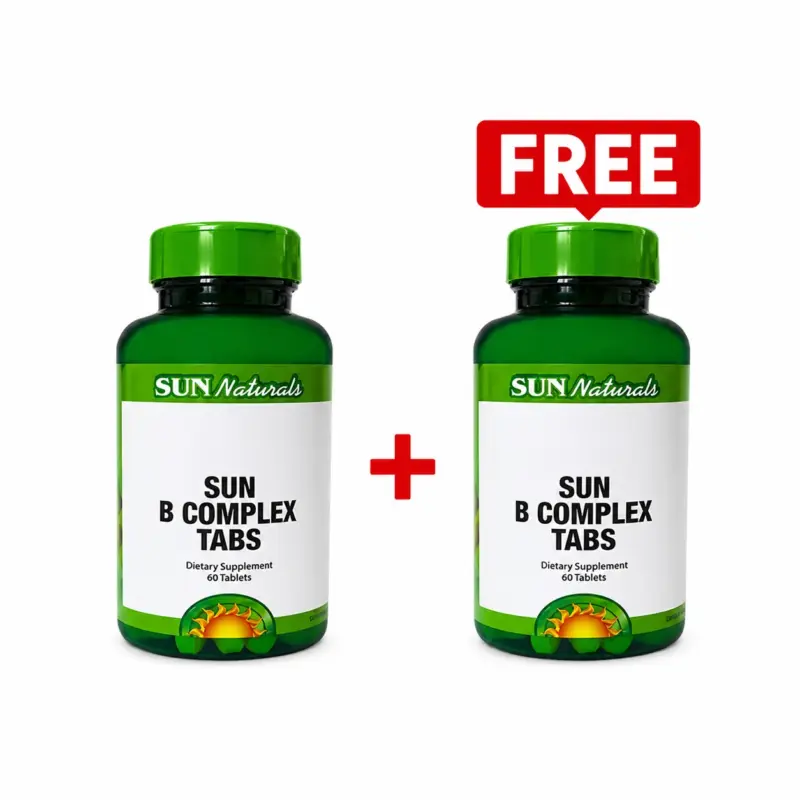 Offer Sun Naturals Sun B Complex 60 Tablets Buy 1 Get 1 Free