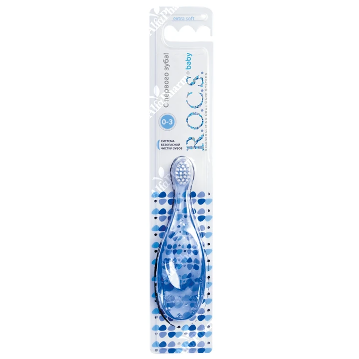 ROCS Baby Extra Soft Toothbrush (Ages 0–3) ROCS Baby Extra Soft Toothbrush (Ages 0–3)
