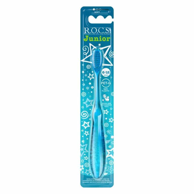 ROCS Junior Soft Toothbrush (Ages 6–12) Extra-soft bristles