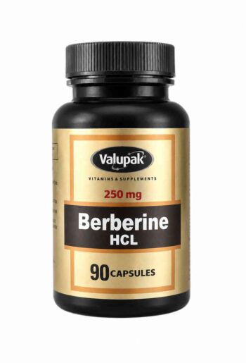 Valupak Berberine HCL 250mg 90 Capsules