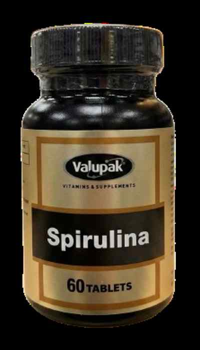 Valupak Spirulina 60 Tablets Valupak Spirulina 60 Tablets