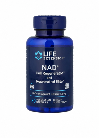 مكمل غذائي Life Extension NAD+ Resveratrol Elite 30 Veg Capsules