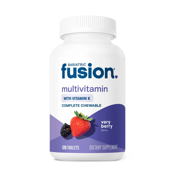 Bariatric Fusion Multivitamin And Mineral with Vitamin K 120 Chewable Tablets - Very Berry Bariatric Fusion Multivitamin And Mineral with Vitamin K 120 Chewable Tablets - Very Berry