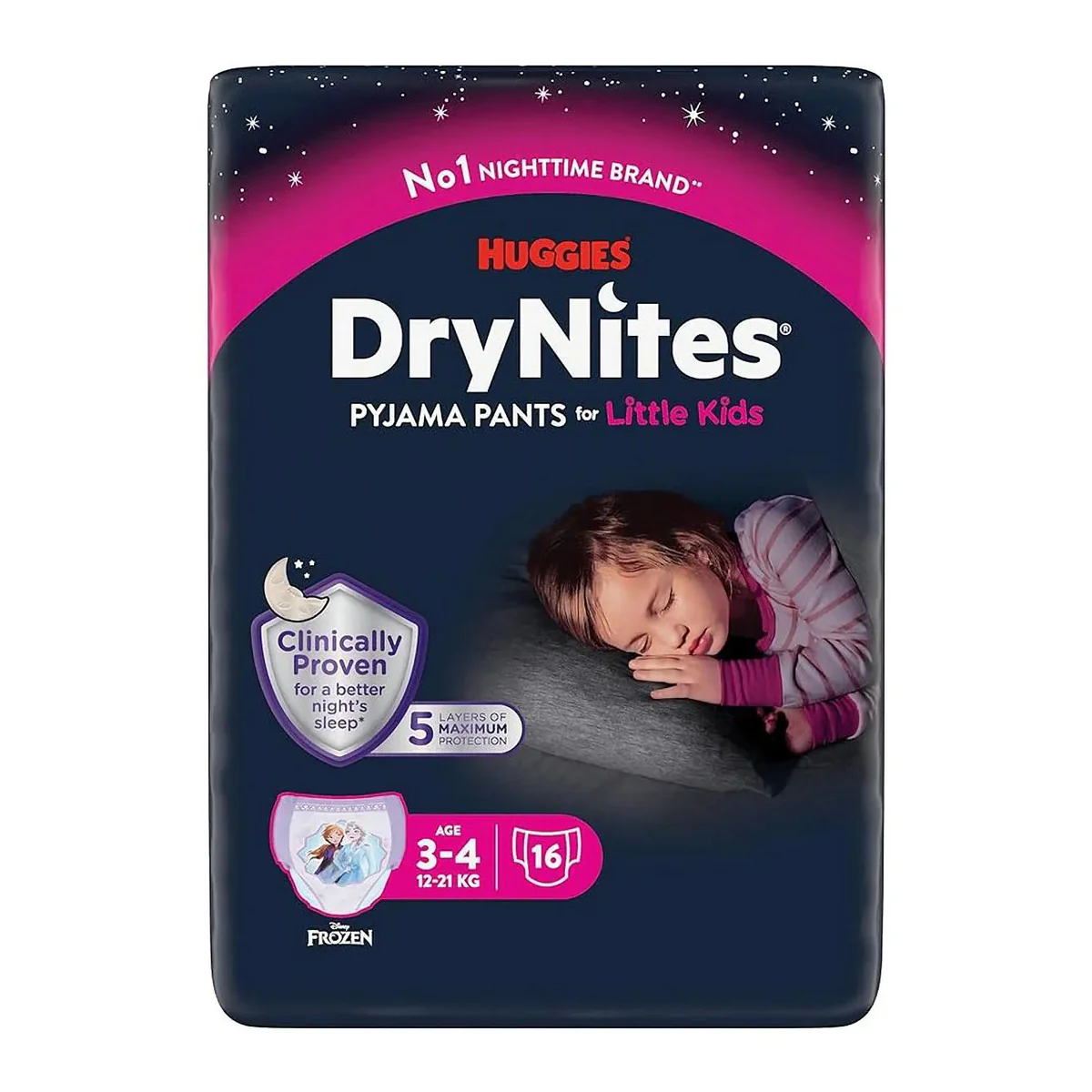 DryNites Pants Jumbo for girls 3-4 years 12-21 Kg 16 Pieces DryNites Pants Jumbo for girls 3-4 years 12-21 Kg 16 Pieces