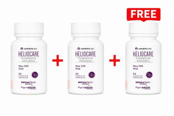 Offer Heliocare Pure White Radiance 60 Capsules Buy 2 Get 1 Free