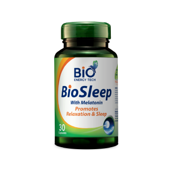Bio Energy Tech BioSleep with Melatonin 30 Capsules