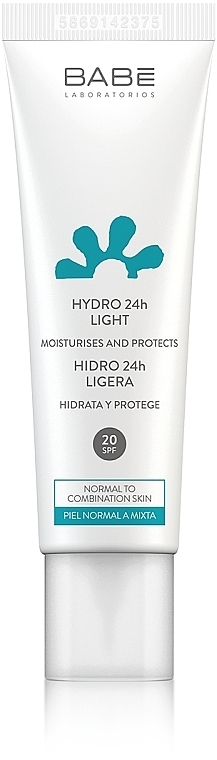 Babe Laboratorios Hydro 24h Light SPF20 50ml