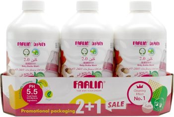 Farlin Food Cycle Baby Liquid Cleanser 700ml – Buy 2 Get 1 Free