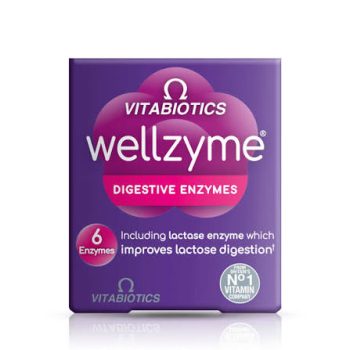 Vitabiotics wellzyme digestive enzyme 6 enzymes 60 cap