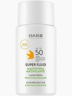 babe super fluid sunscreen mattifying spf 50 _ 50ml