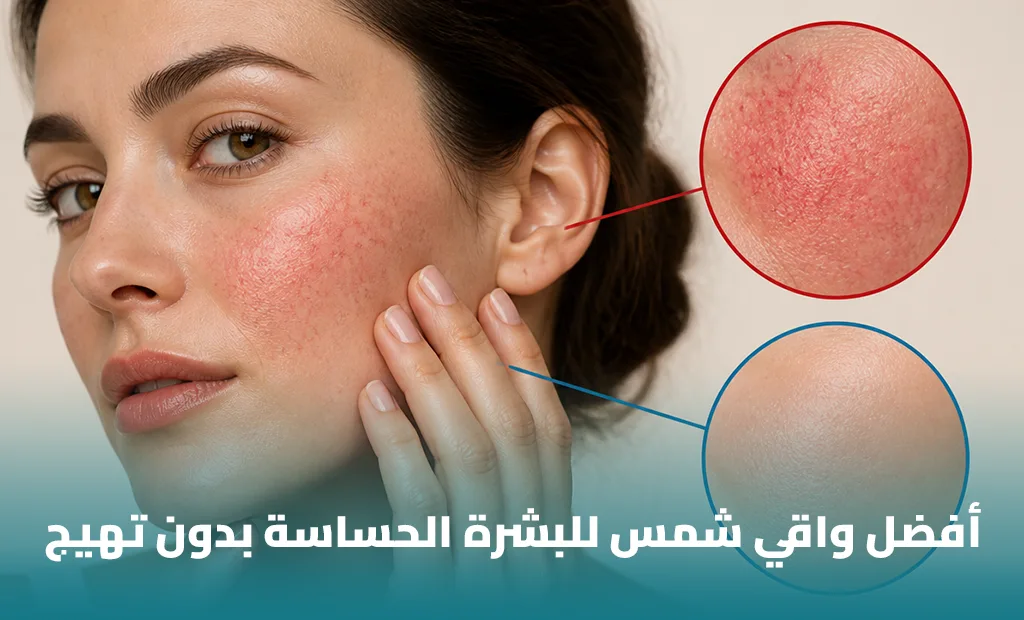 أفضل واقي شمس للبشرة الحساسة