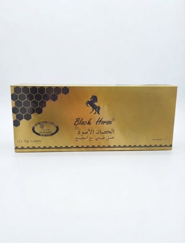 Black Horse Honey With Ginseng -1 Sachet Black Horse Honey With Ginseng -1 Sachet