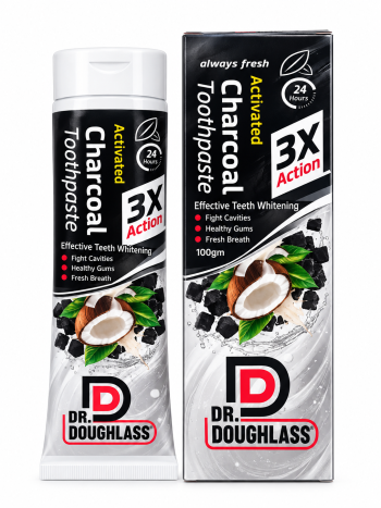 Dr. Doughlass Charcoal Toothpaste 3X Action