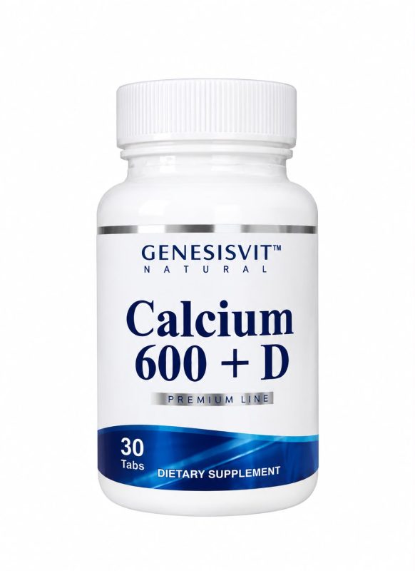 GENESISVIT™ NATURAL Calcium 600 + D PREMIUM LINE