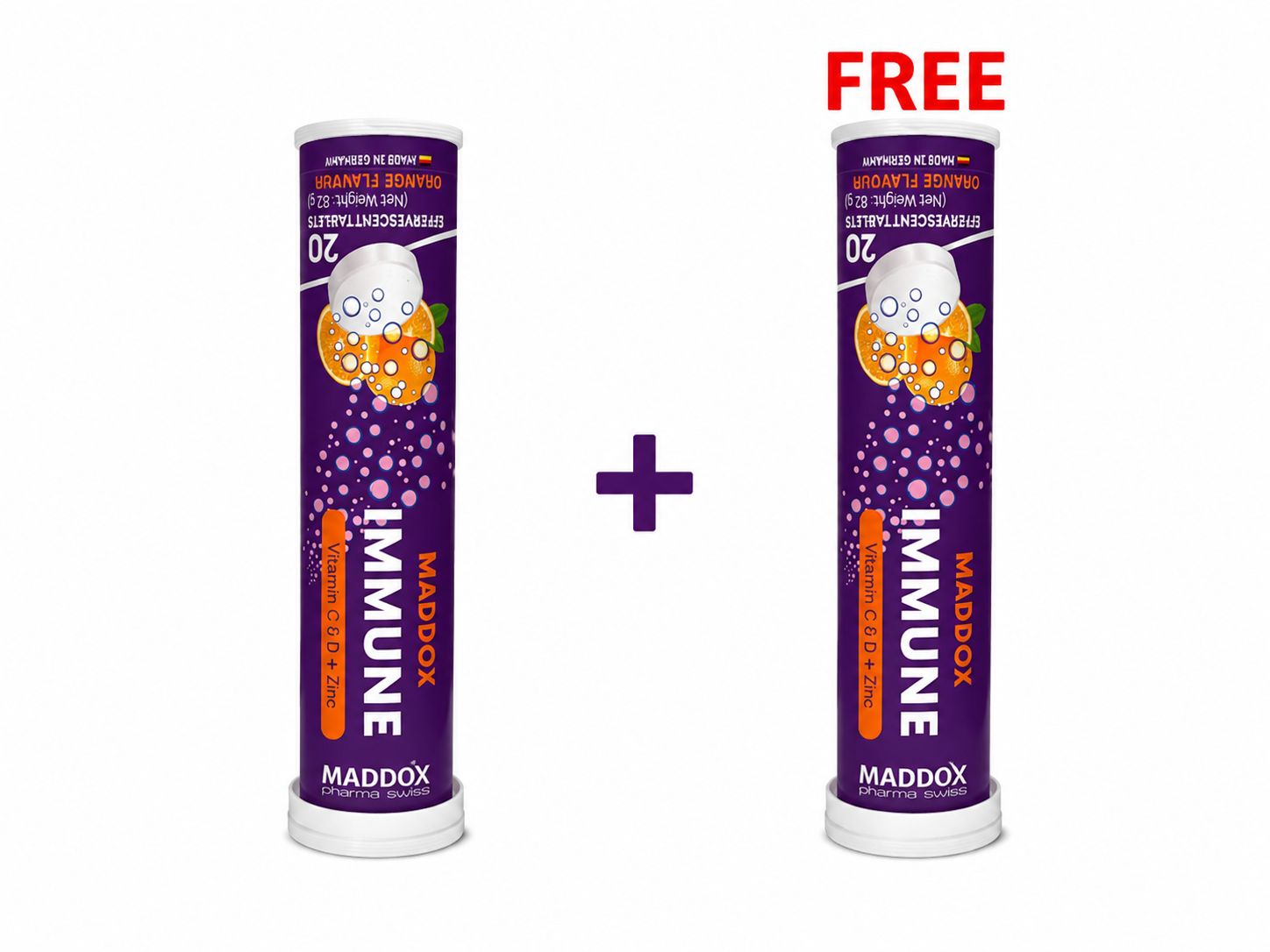 Offer MADDOX Pharma Swiss Immune Vitamin C & D + Zinc 20 Effervescent Tablets Offer MADDOX Pharma Swiss Immune Vitamin C & D + Zinc 20 Effervescent Tablets