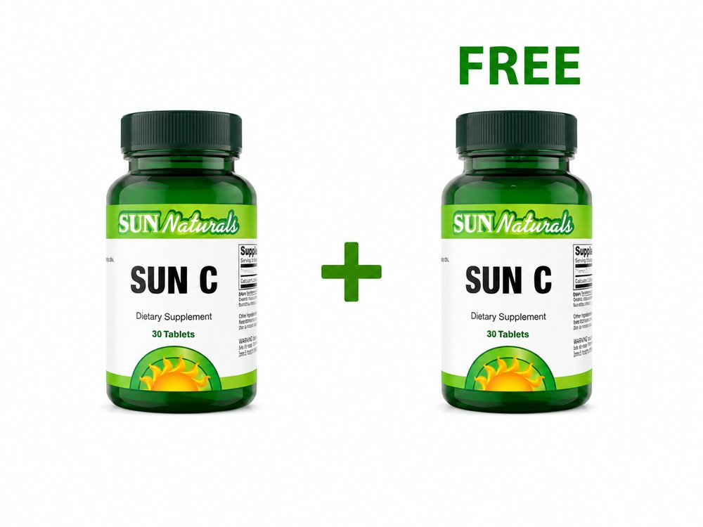 Offer Sun Naturals Sun C 30Tab Buy 1 Get 1 Free Offer Sun Naturals Sun C 30Tab Buy 1 Get 1 Free
