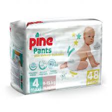 Pine Pants Maxi Size 4 (9_15 KG), 48 Pants