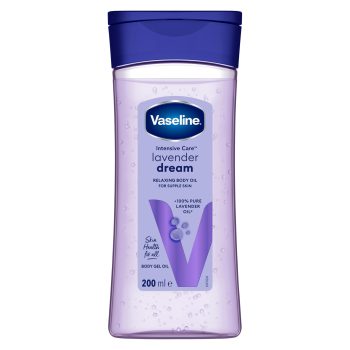 Vaseline Calm Healing Body Oil 200ml with 100% Pure Lavender Oil