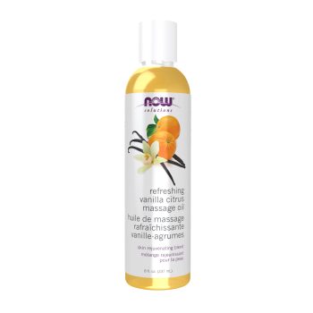 NOW Solutions Refreshing Vanilla Citrus Massage Oil 237ml