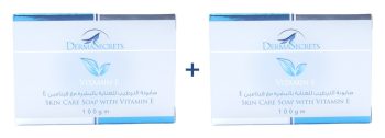 Derma Secrets Skin Care Soap With Vitamin E 100g – Pack of 2 Special Price