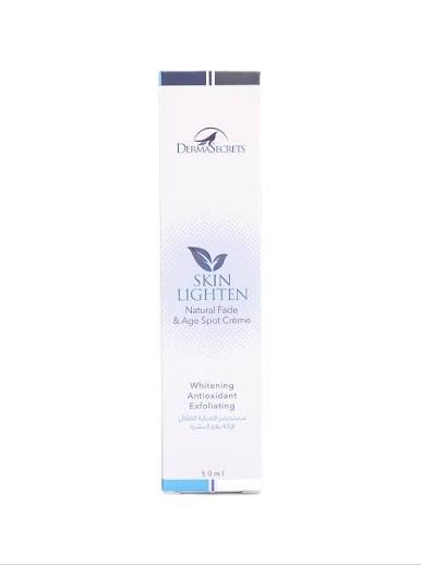 Derma Secrets Skin Lighten Natural Fade & Age Spot Crème 50ML Derma Secrets Skin Lighten Natural Fade & Age Spot Crème 50ML