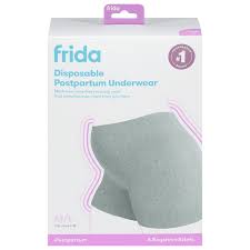Frida Mom Disposable Postpartum Underwear (Boyshort Briefs, Size M/L, 8 count)