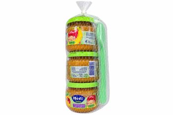 Hero Baby Fruit Puree 3 Jars + Free Spoon Offer
